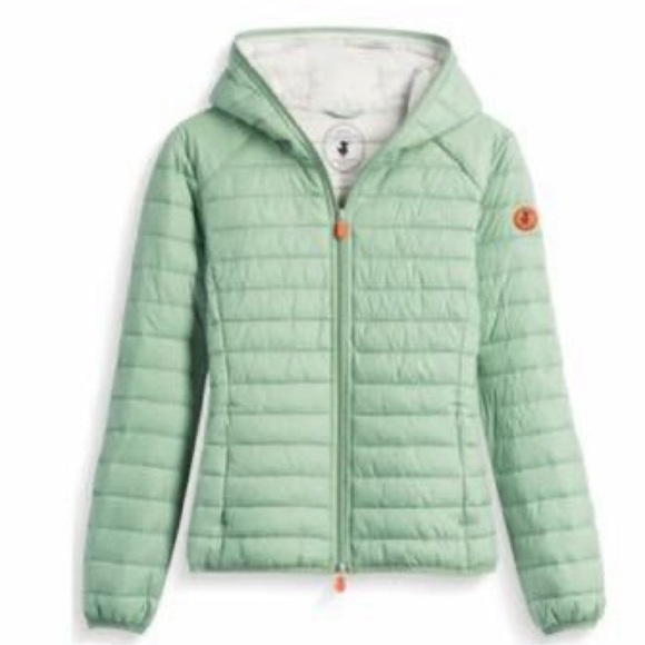 Duck Audley Mint Green Puffer 